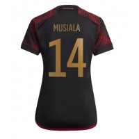 Deutschland Jamal Musiala #14 Auswärtstrikot Frauen WM 2022 Kurzarm